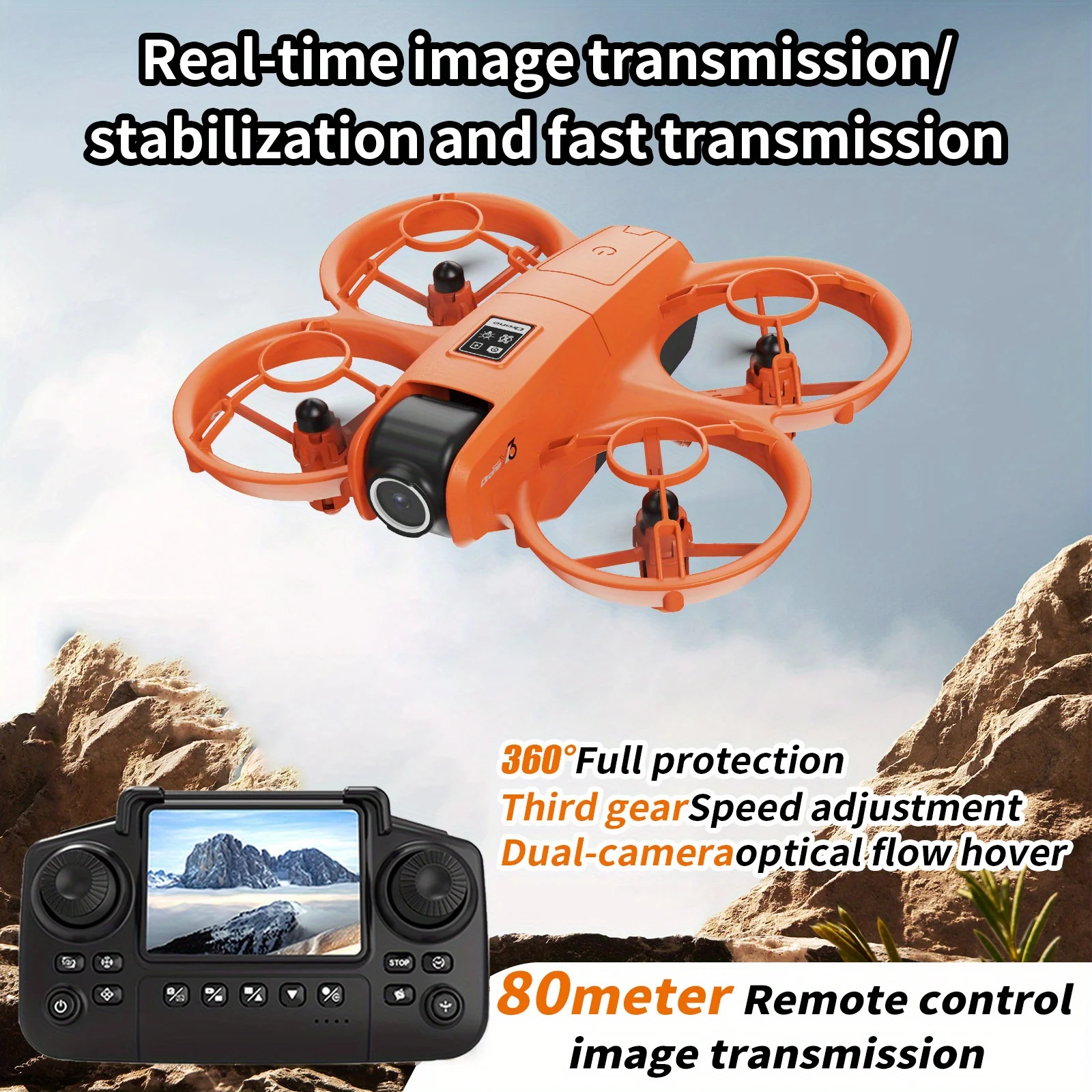 Drone Camera Hd - Drone Lipat YL3, Kamera Ganda HD