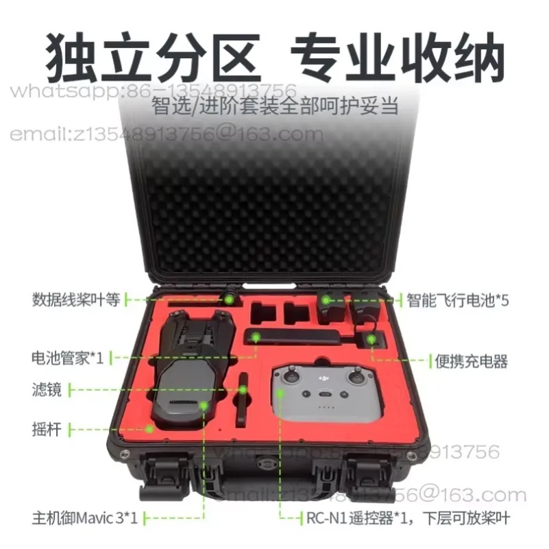 Kotak Penyimpanan Keras untuk  - Dji Drone Air 3 ulasan dan harga
